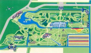 Mapa del parque de Keukenhof