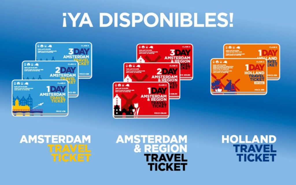 amsterdam travel ticket como funciona